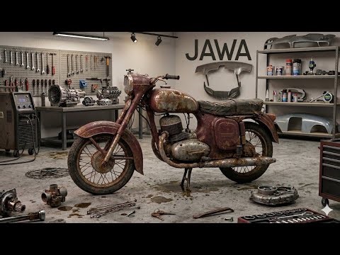 Full Restoration JAWA Motorcycle 1960s - Vintage Abandoned Treasure