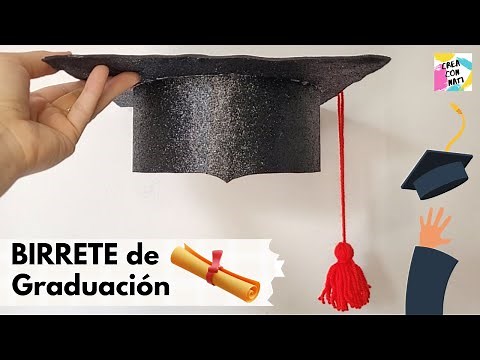 🎓 Cómo hacer un BIRRETE de GRADUACIÓN 🎓