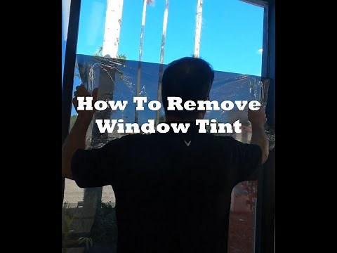How to Remove Bad Window Tint on Home or Office Building Windows