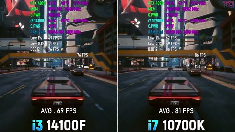 Core i3 14100F vs Core i7 10700K - 4 years difference