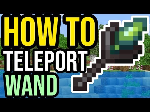 How To Make TELEPORTATION WAND In Minecraft Without Mods!