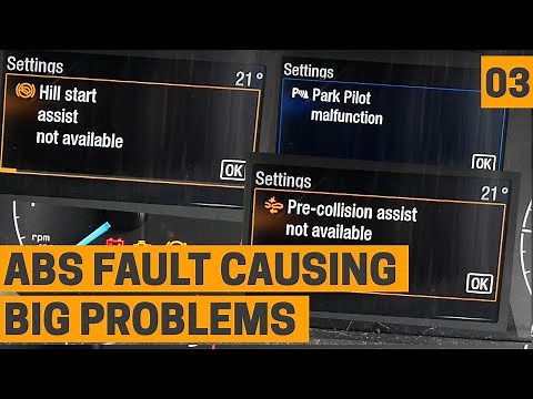 Transit Custom ABS wire fault causing major system malfunctions