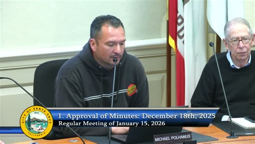 Santa Cruz City Planning 01/15/2026