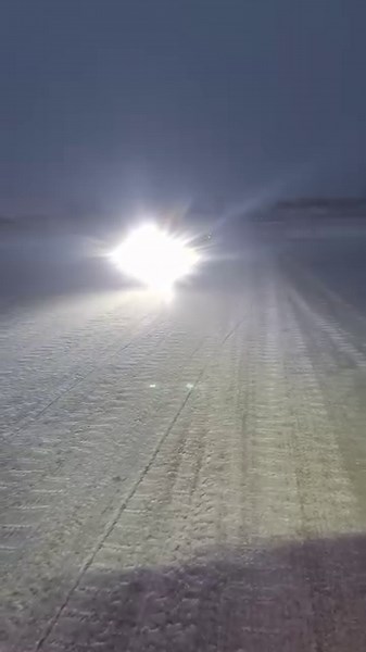 Ice update 12/28/23 *Reminder* do not venture passed the end of our stakes or venture passed anyone's stakes or fishing areas. Get advice from the outfitter you're fishing through when you get access pass. We haven't made ice in the last week, losing some in spots and barely maintaining what we have everywhere else. The crack/open stretch we had just beyond our houses pushed shut but is only 3" along that seam, not safe out there. We're fishing our day houses and our access is still only open to