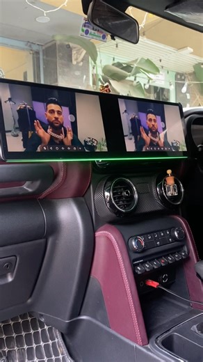 Dual Android screen / Car infotainment / Car android screen #thar #thar4x4 #car #caraccessories