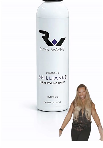 Heat styling without compromise ✨ Ryan Wayne Brilliance Heat Shielding Spray protects, smooths, and adds diamond-level shine — because luxury hair deserves better care. ⬇️ Shop Brilliance & protect every style #RyanWayneHaircare #BrillianceSpray #HeatProtection #LuxuryHair #DFWLuxury