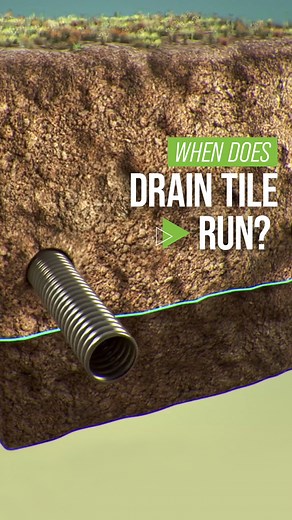 Just because it rained, doesn’t necessarily mean the tile lines will run. 🌧️ | Ag PhD