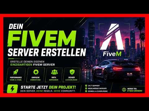FIVEM: CREATING AN RP SERVER IS THIS EASY!!!