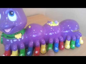 Playing with the Leap Frog Alphabet Pal Musical Caterpillar Toy