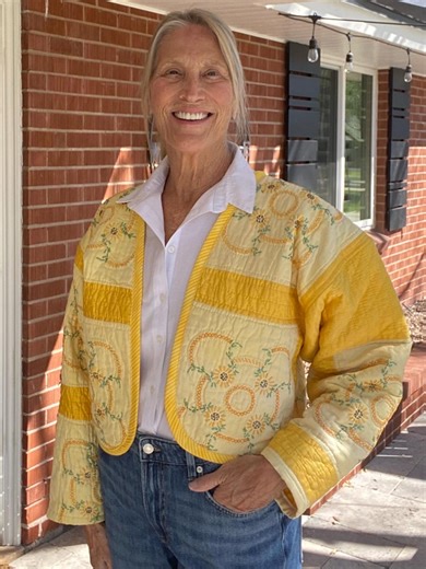 Bolero, Quilted Jacket, Embroidered Jacket, Patchwork, Market Street Quilts, Market Street Original - Etsy