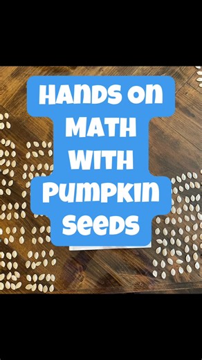 After reading “How Many Seeds in a Pumpkin”, we did our own pumpkin seed counting and then tried some new recipes to roast them. #handsonmath #homeschoolmath #preschoolactivities #pumpkinseeds #homeschool