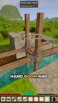 BUILDING THE WATER WHEEL! 🔨🛞#vintagestory 1.22