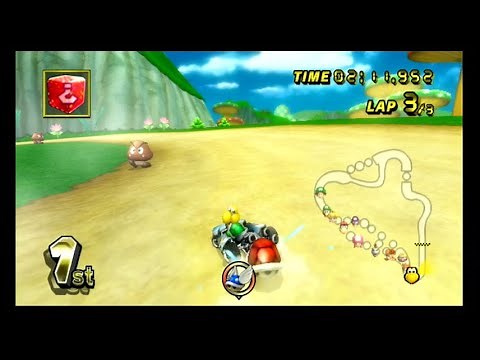 Mario Kart Wii (All Regular Courses) Blue Shell Compilation On Koopa Troopa