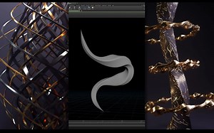 Houdini教程：创建Curve Profiler HDA+工程文件下载
