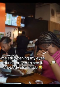 Brooklyn Frost & Star Eyes Open During Prayer