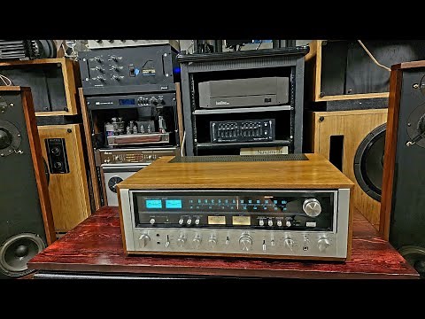 Sansui 9090 Stereo Receiver w/ Allison Acoustics Model One 1 Speakers