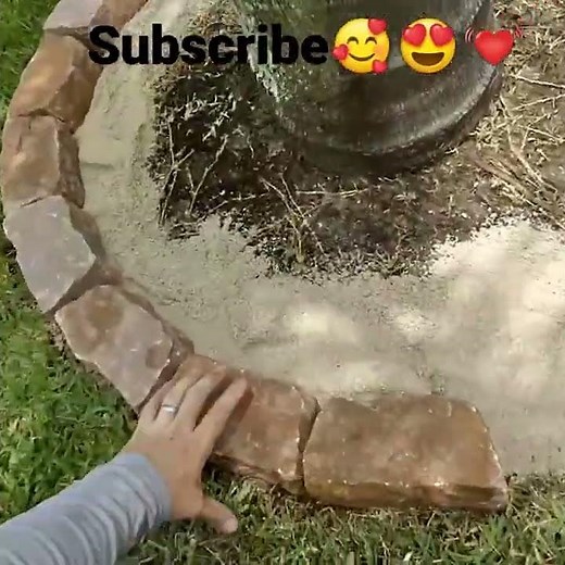 How To Lay Brick Edging In A Circle!