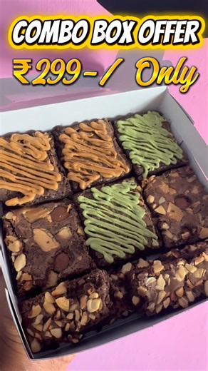 Brownie_Fantasy🍰 on Instagram: "Combo Box ₹299-/ Only😱❤️ Prebook Ur Orders❤️‍🔥 For Orders Contact :8610279670 WhatsApp Only🙏🏻#trend #madurai #shivubakes #reelsviral #trendingreels"