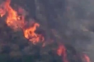 The Ranch Fire is burning out of control in Apple Valley, near San Bernardino, California, burning about 42,000 acres, as evacuations continue. Another fire in Burbank has been contained, but cleanup efforts continue. https://cbsn.ws/3Thkgy7 | CBS Mornings