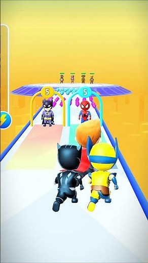 Marvel superheroes vs Marvel supervillain #shorts #viral #shortsfeed #funny #ironman #spiderman