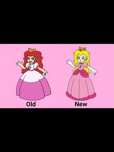 SMBSS - Princess Peach Toadstool (Old vs New) #princesspeach #supermariobros #nintendo