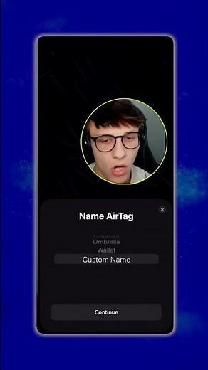 Connect AirTag without the tab