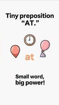 Preposition 'AT'