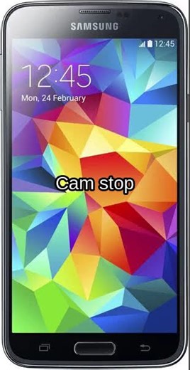 Samsung Galaxy S5 ui - Cam stop