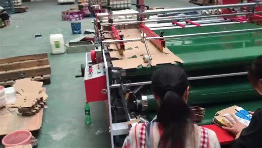 Semi Auto Double Piece Carton Box Folding Gluing Machine - China Manufacturer