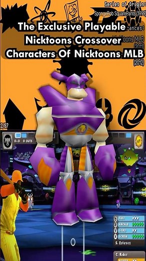 The Exclusive Playable Crossover Characters Of Nicktoons MLB Explained!!