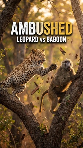 One Leap Too Late | Leopard vs Baboon