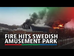 Fire hits Swedish amusement park | ABS-CBN News