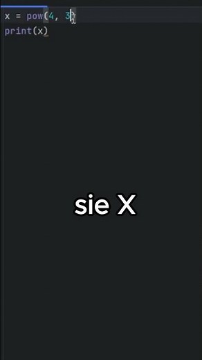 Potenz von Zahlen mit pow() in Python berechnen