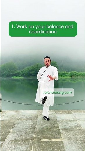 251060-Tai Chi Basic: Kick leg and Push palm.