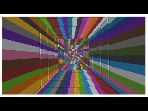 How to Build Rainbow Dropper in Minecraft | Tutorial