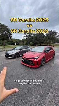 Toyota GR Corolla 2023 vs GR Corolla 2026 (baru) 🔥