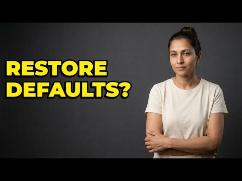 What Default Settings Does a Factory Reset Restore?