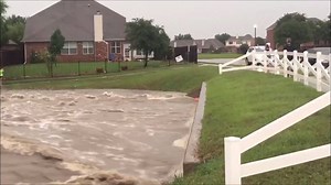 We warn you to turn around so you don't drown. But you should also stay out of flood waters, unlike these rafters in Argyle #Texas. WeatherNationTV.com - Video: CeeDee313 | WeatherNation