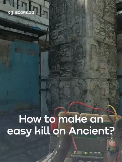 How to make an EASY kill on Ancient #cs2 #cs2moments #cs2tips #cs2clips