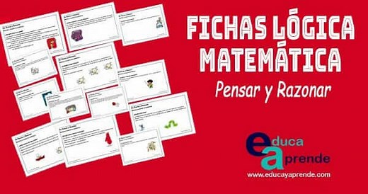 Fichas Lógica Matemática ▷ Pensamiento lógico matemático
