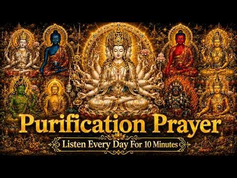 Tibetan Prayer to Purify Negative Karma | Om Mani Padme Hum, Green Tara & Shakyamuni Buddha
