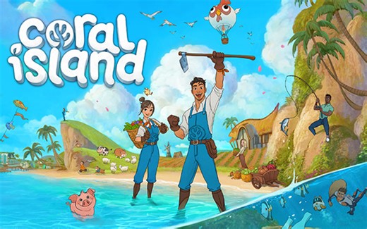 《珊瑚岛Coral Island》40分钟流程，我感觉我被游戏霸凌了……地图甚至觉得我一个新人能通过图标认识所有建筑！