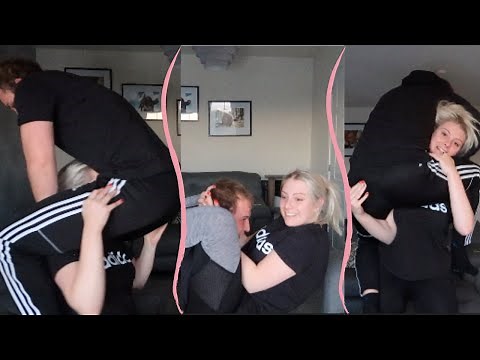 Reverse shoulder ride challenge | Squat challenge