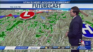 More of the same today with isolated thunderstorms for northern Utah today while southern Utah gets warm and windy conditions with only a slight chance for storms. Here's your forecast from @ThomasGeboywx! | ABC4 Utah | Facebook