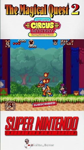 The Great Circus Mystery Starring Mickey and Minnie SNES #retrogaming