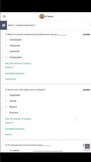 Graded assignment WEEK 7 ENGLISH || IIT MADRAS BS DATA SCIENCE