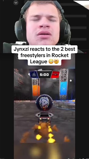 Jynxzi Reacts to Top Freestylers in Rocket League