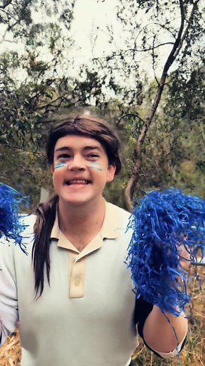 Exciting Blue Sports Carnival Day for Kids at School