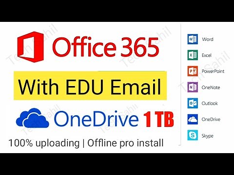 How To Get Free 1TB (terabyte) OneDrive With .EDU Email | Microsoft Office 365 Free For Studens