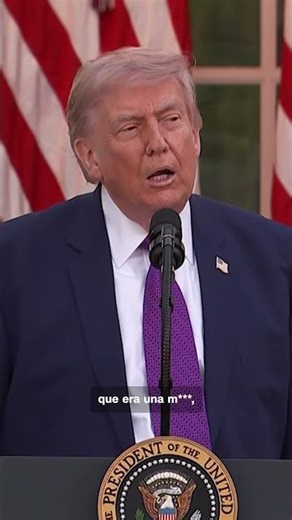 Trump dice que la Casa Blanca era una "casa de m***" antes de sus renovaciones